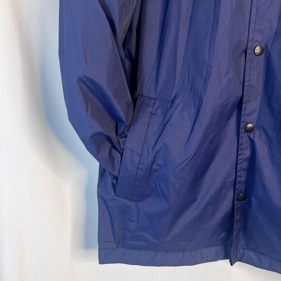 CG Habitats Navy Blue Snap Button Up "MT Terrain Parks" Windbreaker Size XL - Picture 4 of 12